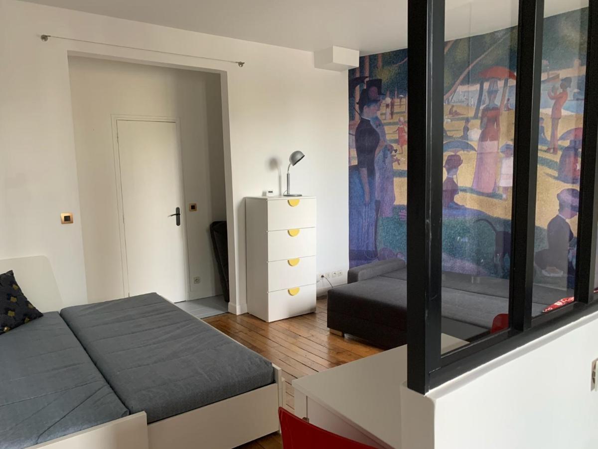Studio Perfect For 2 Adults And 1 Kid, And Up To 2 Kids - Jourdain 20E, 25Mn To Louvre Via Line M11 Paris Exterior photo