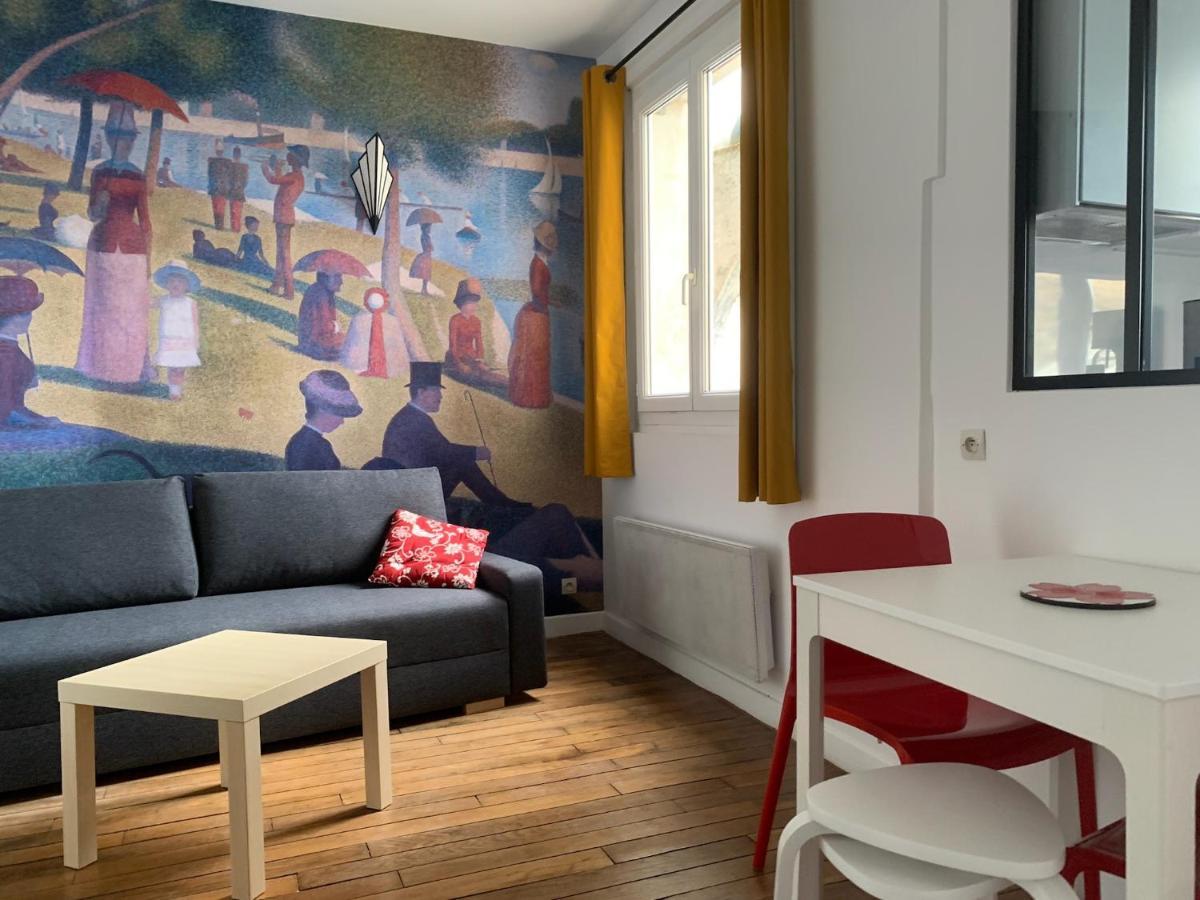 Studio Perfect For 2 Adults And 1 Kid, And Up To 2 Kids - Jourdain 20E, 25Mn To Louvre Via Line M11 Paris Exterior photo