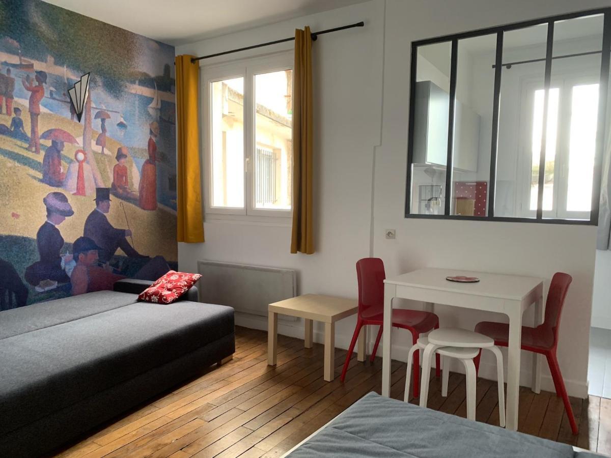 Studio Perfect For 2 Adults And 1 Kid, And Up To 2 Kids - Jourdain 20E, 25Mn To Louvre Via Line M11 Paris Exterior photo